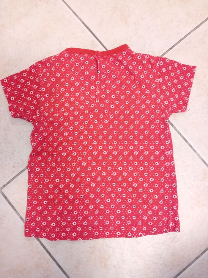 Tee-shirt rouge 18 mois - photo numéro 2
