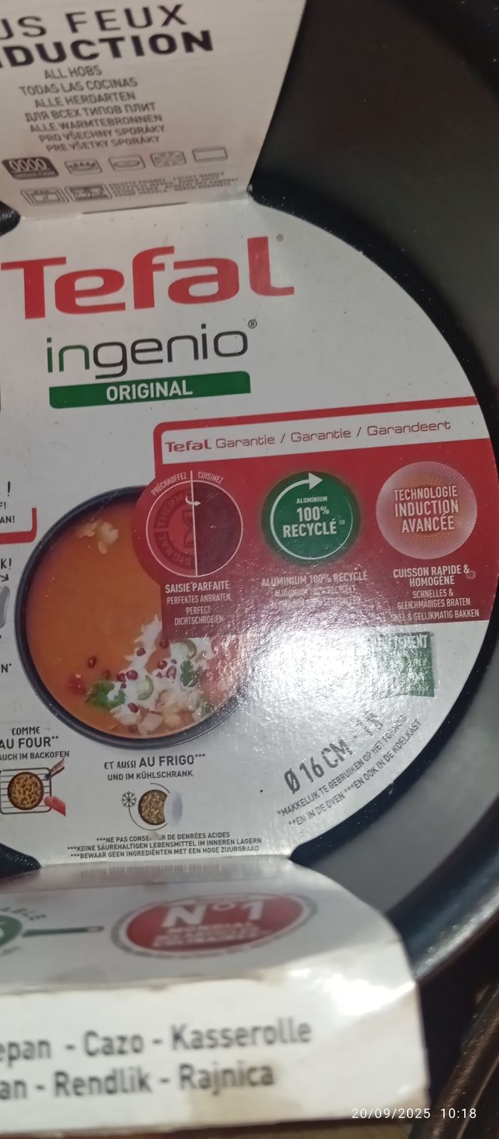 Poêle casserole Tefal tous feux neuf - photo numéro 6