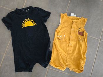 Lot de 2 combi short