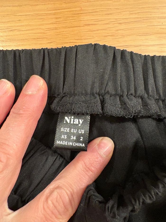 Pantalon type baggy noir taille Xs - photo numéro 3