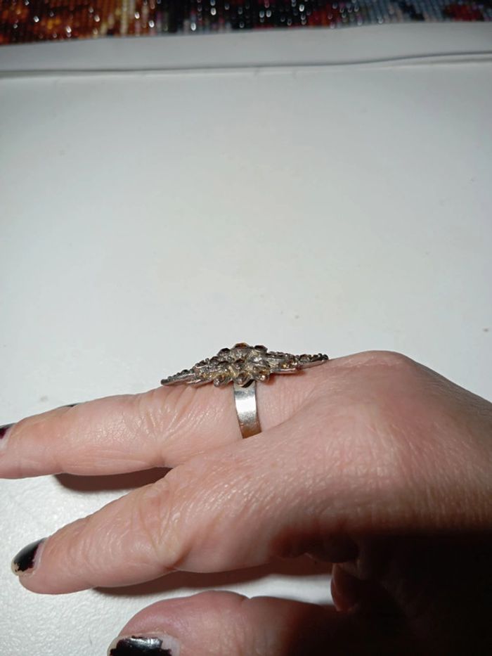 Bague ancienne à strass - photo numéro 10