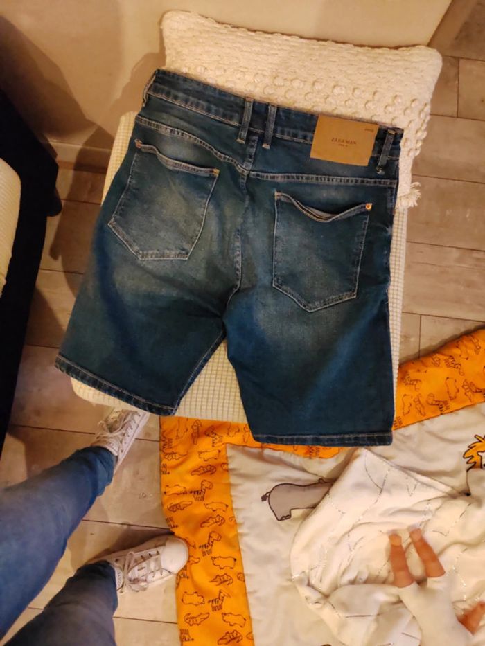 Short en jean homme Zara - photo numéro 3