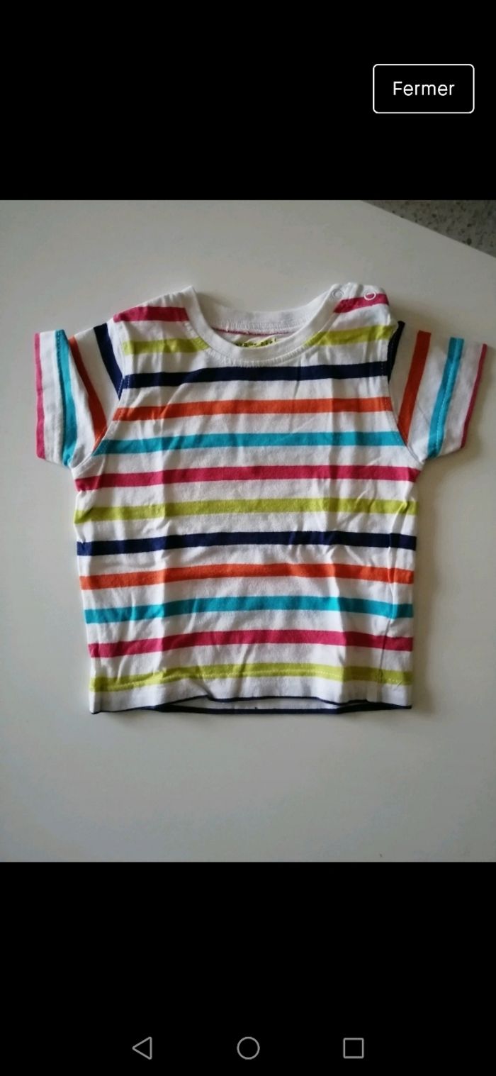 T-shirt coloré 6 mois