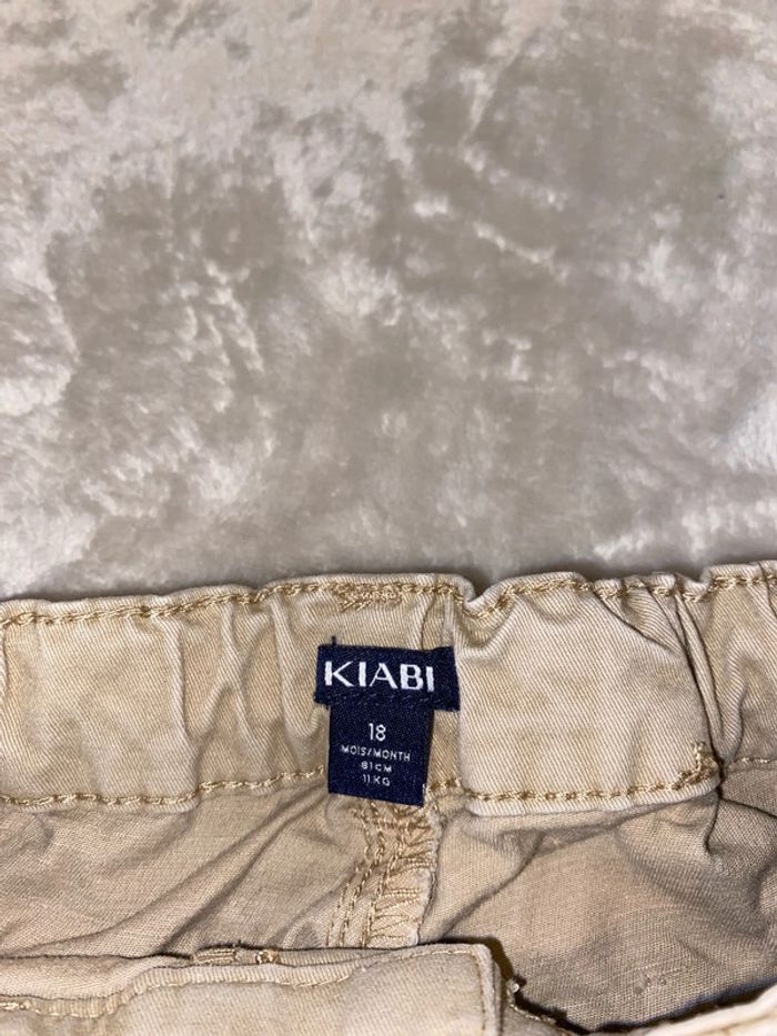Lots de 2 pantalons beige - photo numéro 5