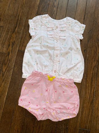 Chemise Tao et short H&M  12 mois