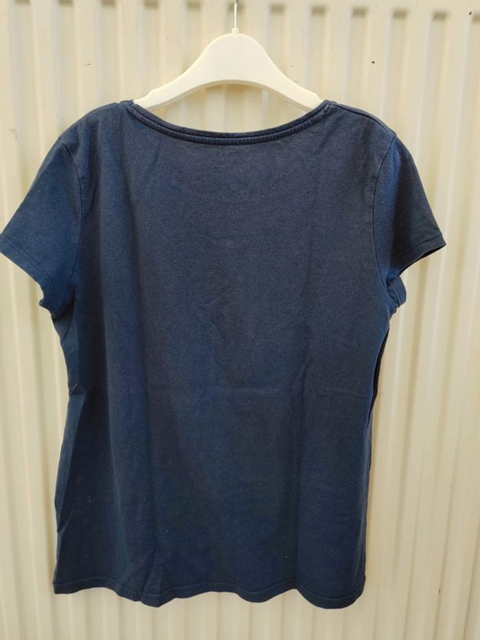 💙Tee-shirt bleu "Love Please" 12 ans Kiabi - photo numéro 4