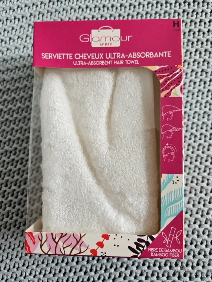 Serviette cheveux ultra-absorbante