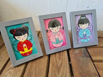 3 cadres Kimmidoll