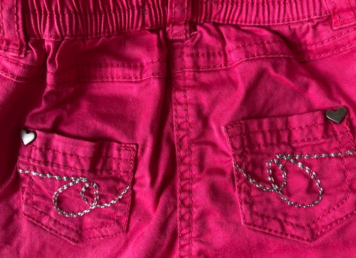 pantalon en toile de coton taille 6 mois - photo numéro 4