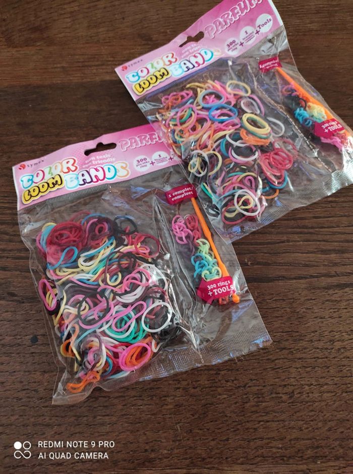 Lot de 2 paquet "Color Loom Band" - photo numéro 2