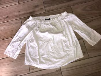 Haut zara blanc L