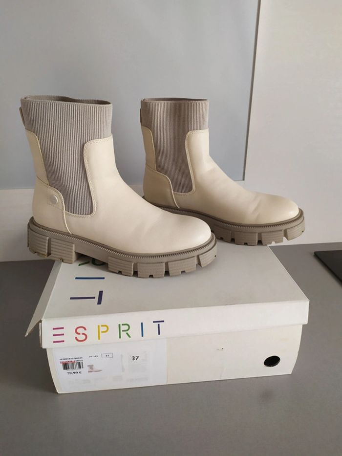Boots beige Esprit pointure 37