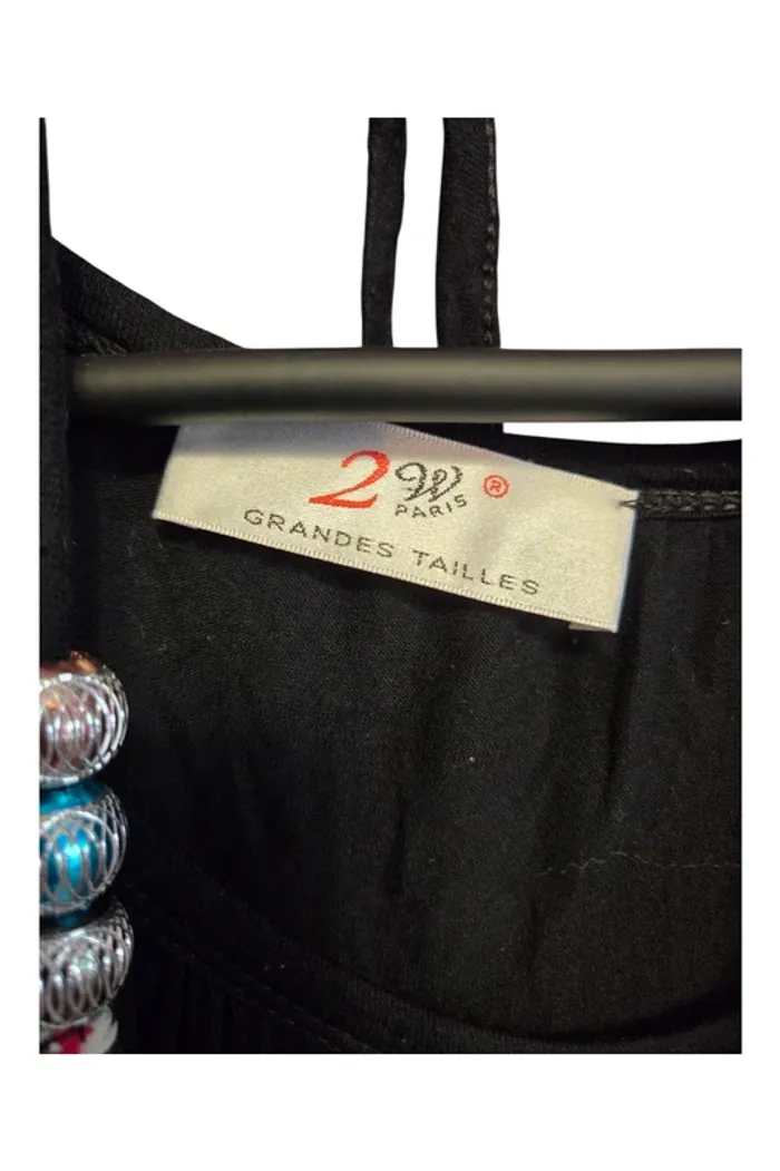 Blouse manches courtes 2W Paris T44 - photo numéro 3