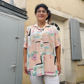Magnifique chemisette Vintage