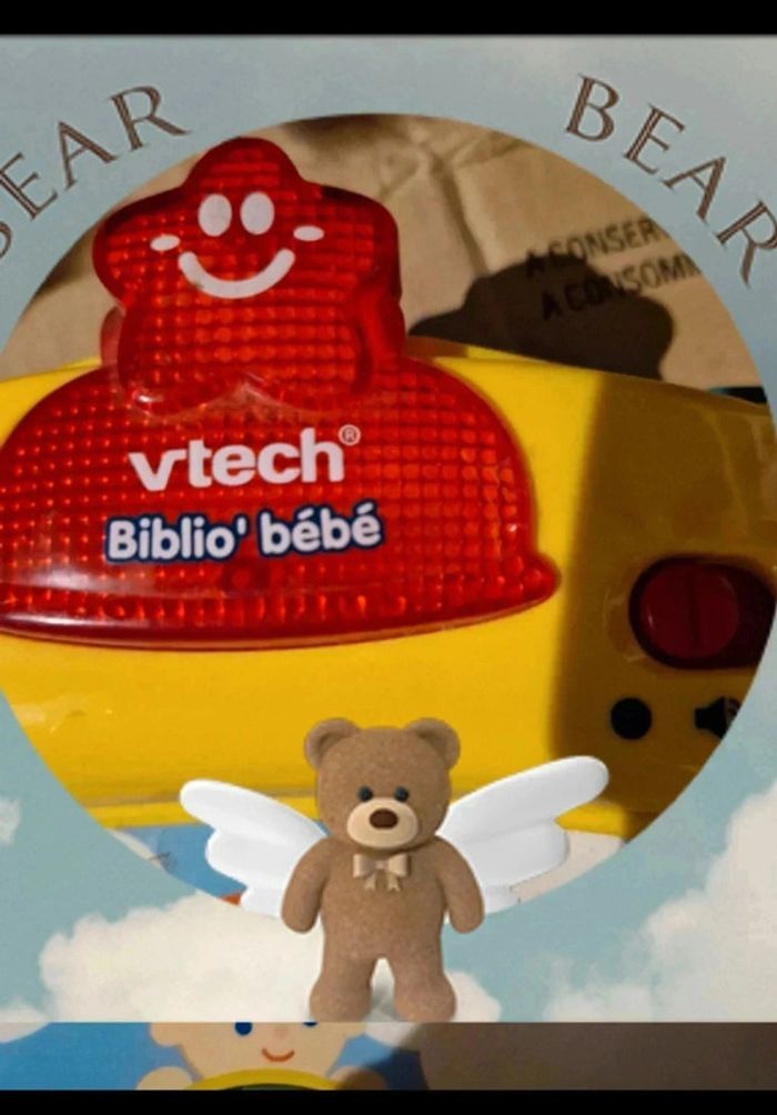 Biblio bébé de vtech avec 4 livres