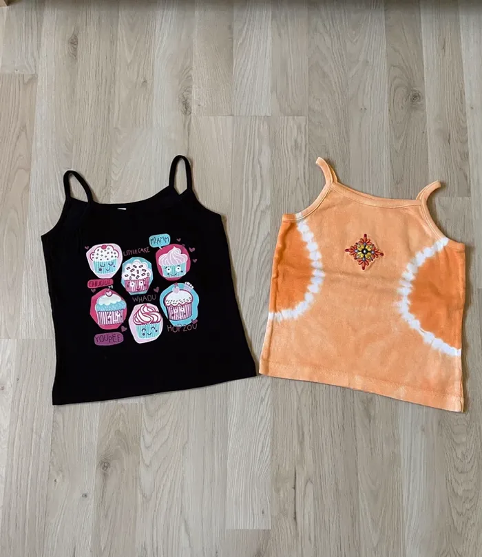 Lot de 2 débardeurs Taille 4 ans