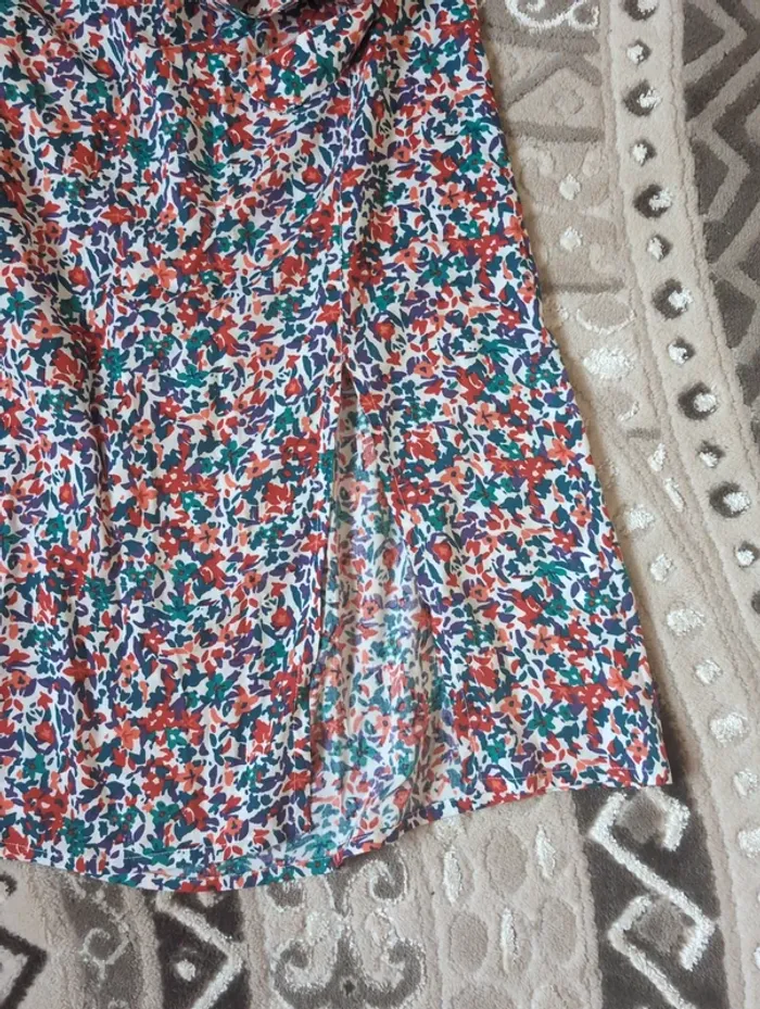 Jupe multicolore fendue - photo numéro 2