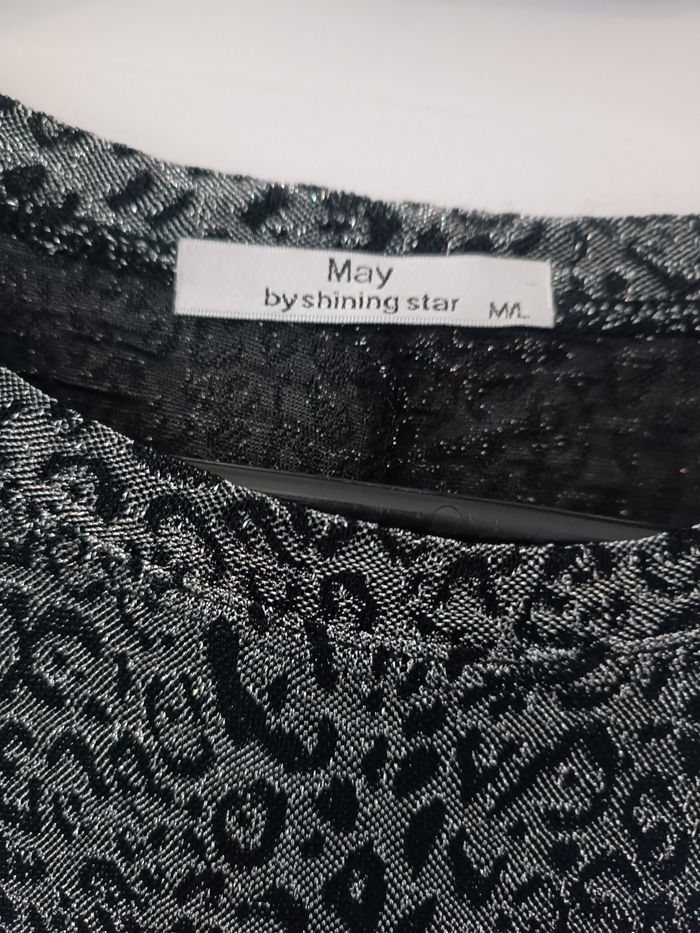 Top argenté soirée habillé - photo numéro 5