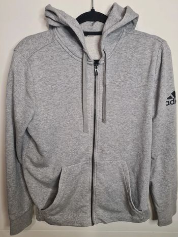 Pull zip Adidas à capuche