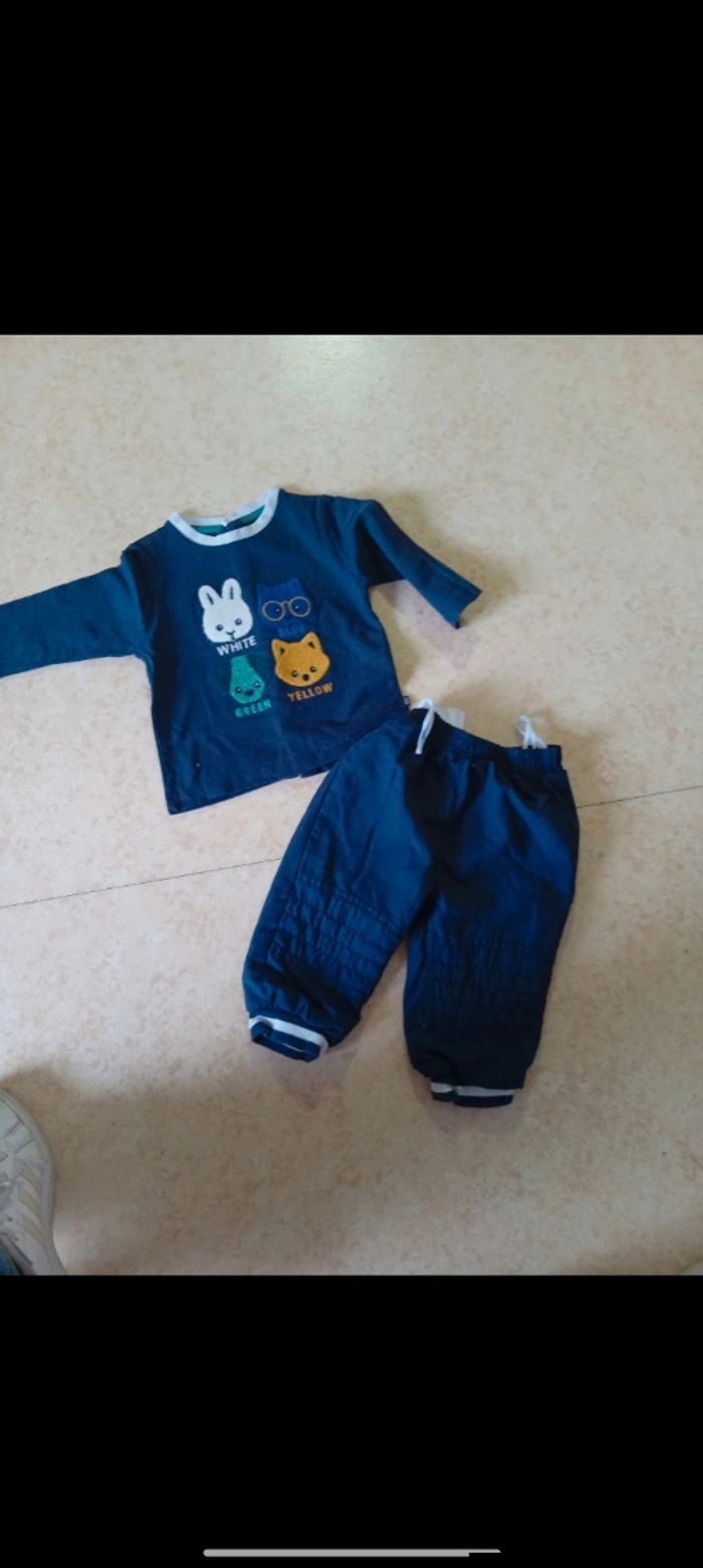 Ensemble garçon taille 6 mois