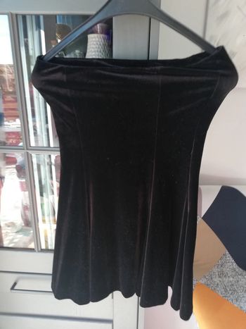Robe bustier noire 38