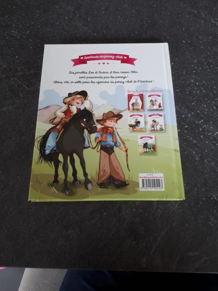 Livre état neuf aventures au poney-club, un poney au Far West - photo numéro 7