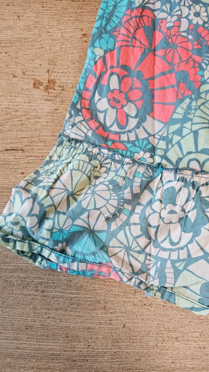 Robe courte à bretelles turquoise à flerus, Mexx, 6 ans, nickel - photo numéro 3