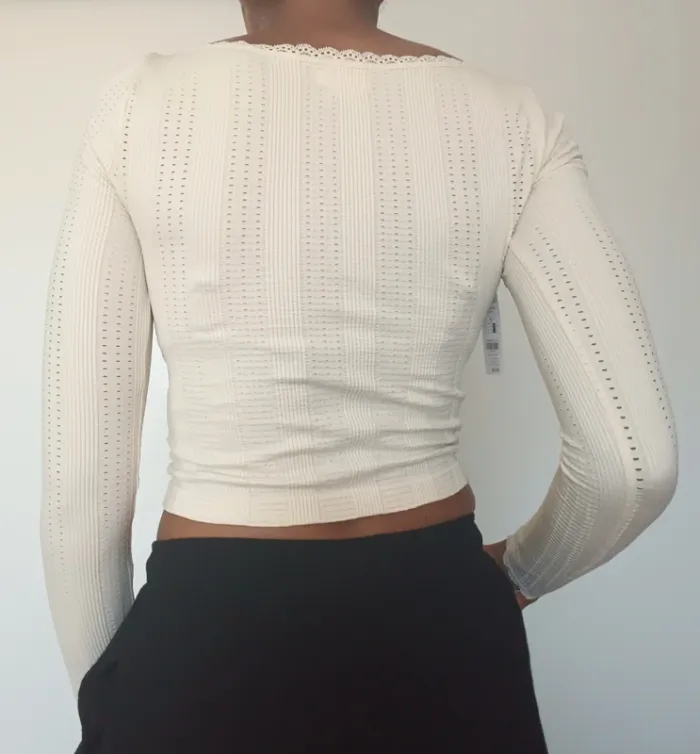 Top court beige T.S - photo numéro 3
