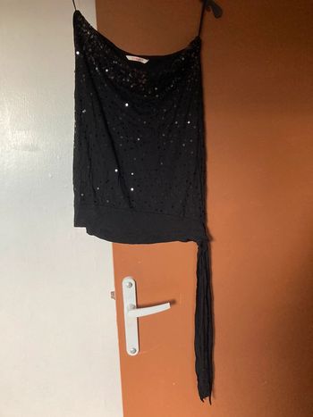 Haut Bustier Camaïeu noir taille 3