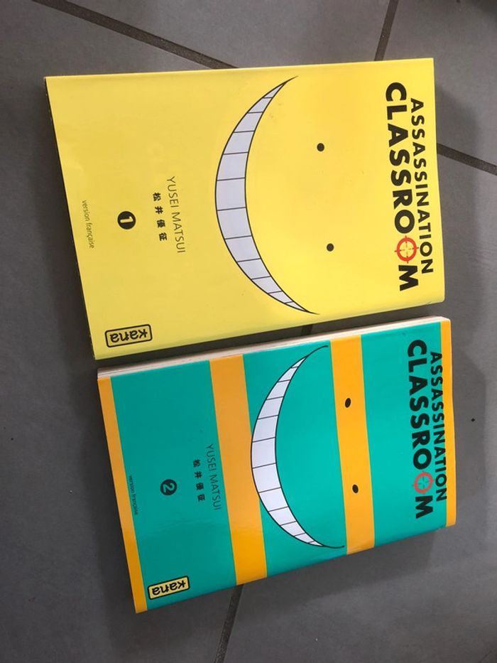 Lot de 2 mangas Classeroom Assassination 1 et 2