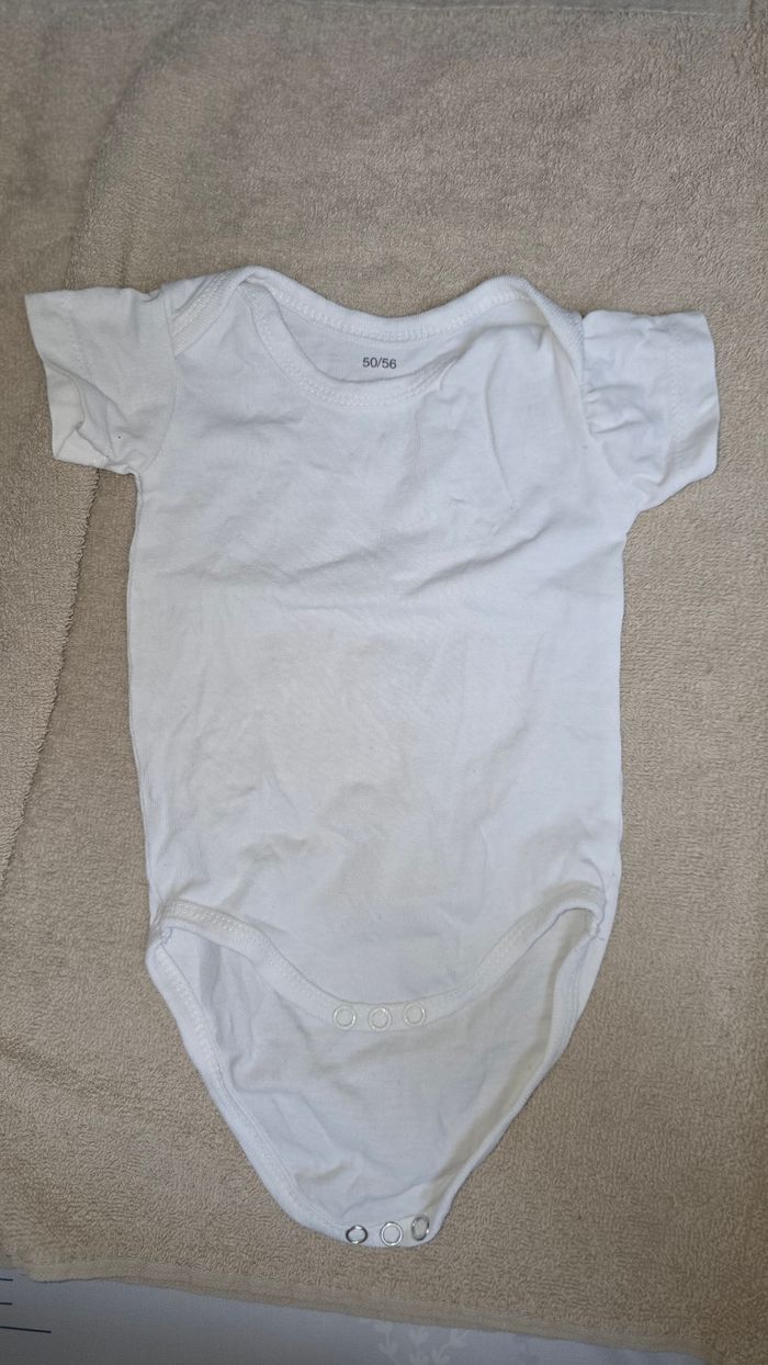 Body manches courtes 50/56cm