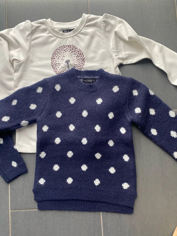 Lot de 2 pulls fille 7-8 ans - photo numéro 2