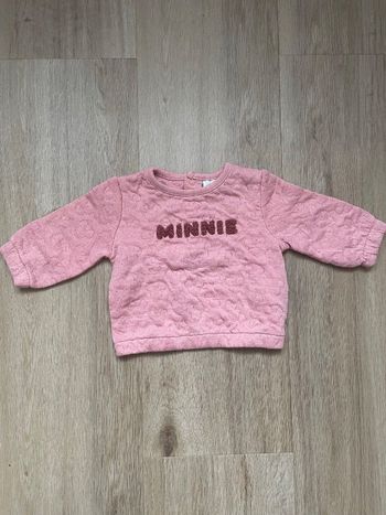 Pull Minnie Disney baby rose 9 mois