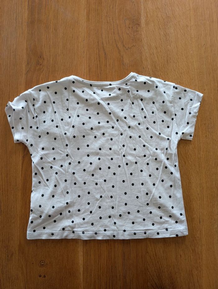 Tee-shirt manches courtes Happy arc en ciel 5 ans fille Verbaudet - photo numéro 2