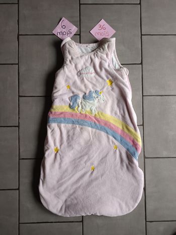 Gigoteuse licorne 6/36 mois 