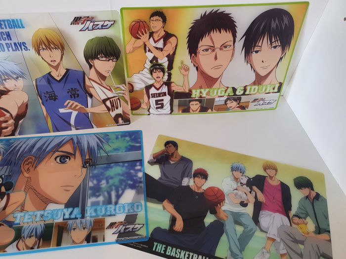 lot de 6 cartes 15 cm kuroko basket - photo numéro 3