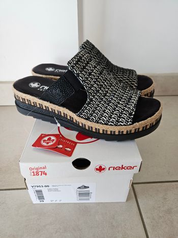Mules femme Rieker 39 neuves