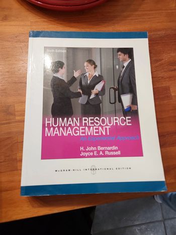 Livre : Human resource management