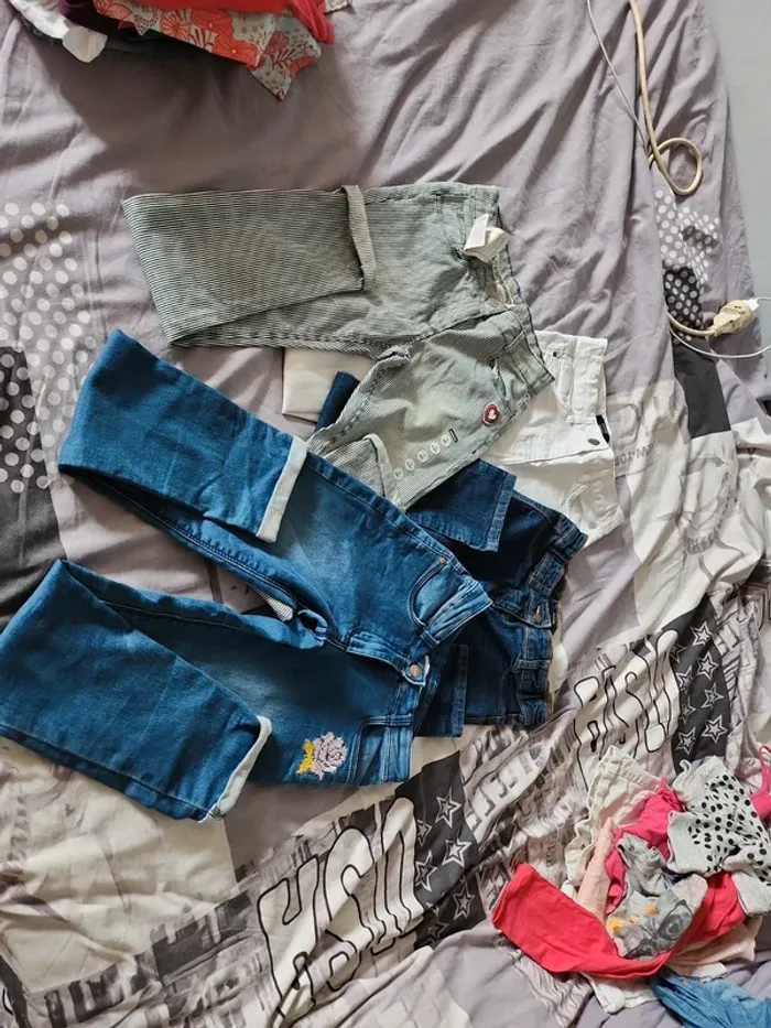 lot jeans fille 10ans - photo numéro 10