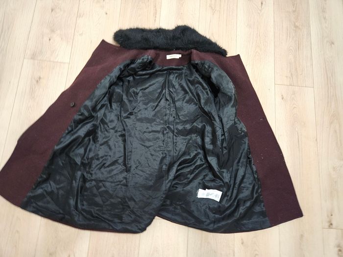 Manteau burgandy naf naf - photo numéro 3
