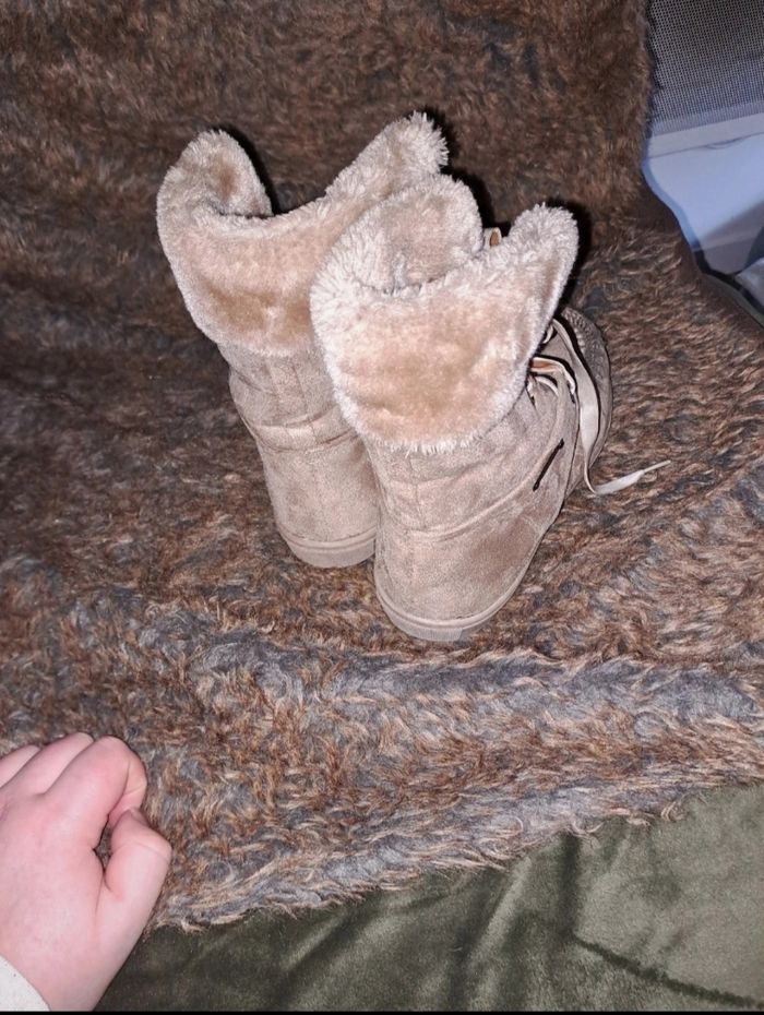 Chaussures  hivernal à moumoute - photo numéro 4