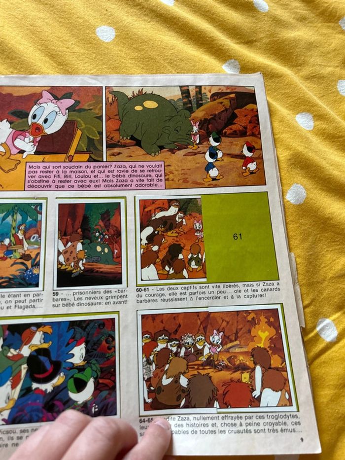 Livre à vignette panini - complet à 95 % 1987 Disney ducktales - la bande à picsou - photo numéro 6