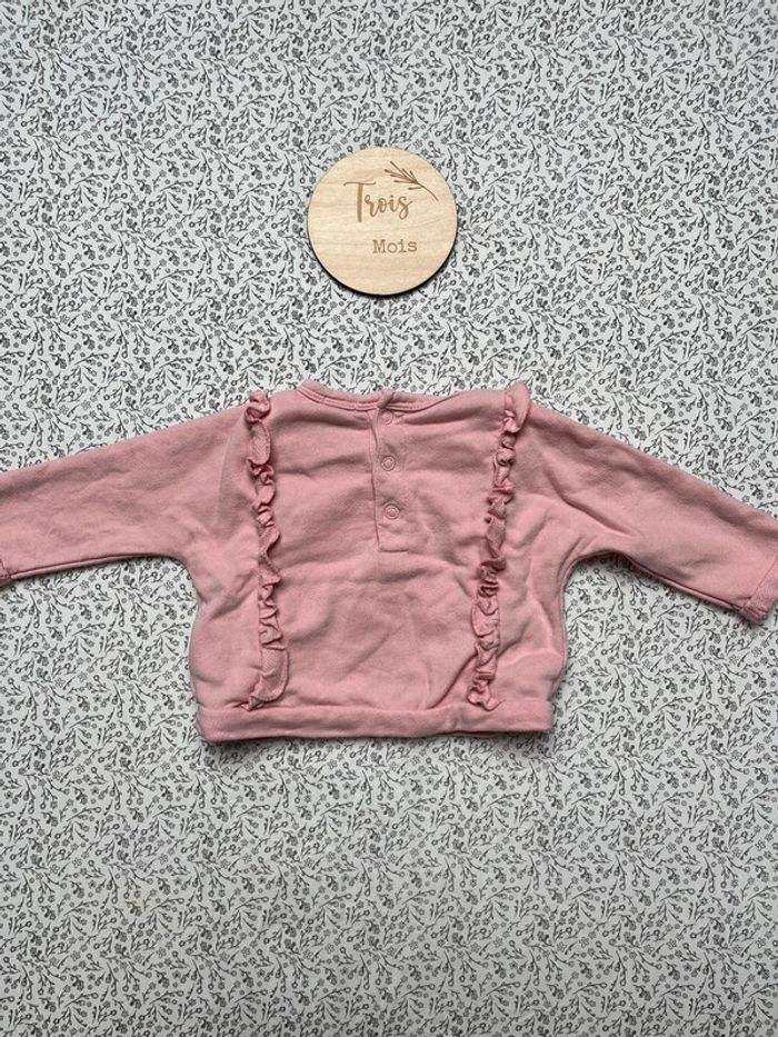 Pull rose Kiabi 3 mois - photo numéro 2