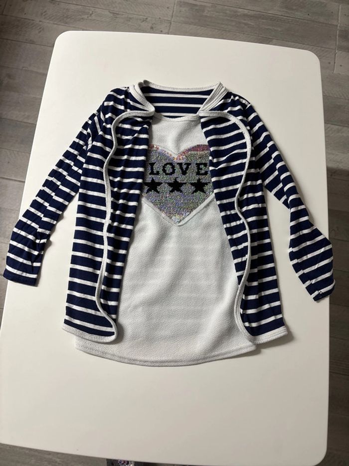 T-shirt 2 en 1