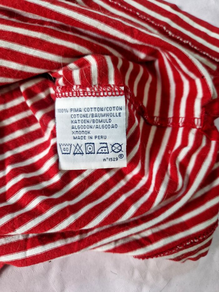 Polo manches courtes , a rayures , homme , Ralph lauren , taille XL - photo numéro 8