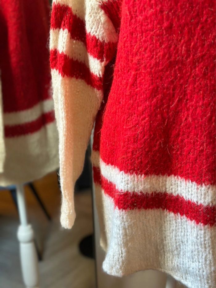 Pull en maille alpaga mohair modèle Manina American Vintage - Taille XS/S oversize - photo numéro 8