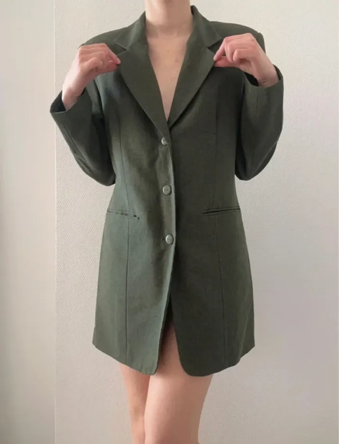 Blazer long Vintage classe chic