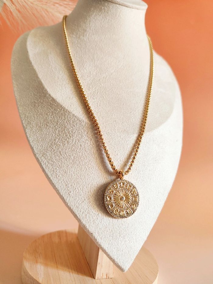 Collier double face signes astrologiques - photo numéro 2