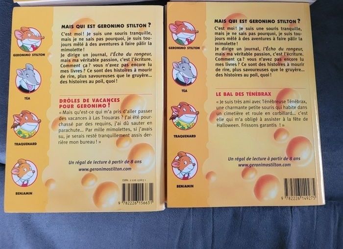 lots de 2  livres geronimo stilton  (4e) - photo numéro 3