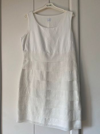 Robe camaïeu blanche taille 44